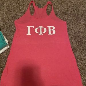 GAMMA PHI BETA LETTERS TANK
